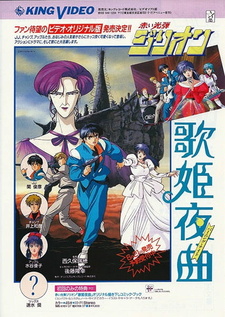 Постер к аниме фильму Красный фотон Зиллион: Ночь в огне (1988)