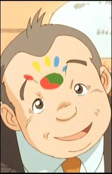 Аниме персонаж Директор школы / School Principal из аниме Momoko, Kaeru no Uta ga Kikoeru yo.