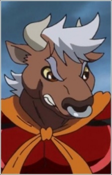 Аниме персонаж Bull Demon King из аниме Smile Precure! Movie: Ehon no Naka wa Minna Chiguhagu!