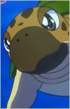 Аниме персонаж Черепаха / Turtle из аниме Smile Precure! Movie: Ehon no Naka wa Minna Chiguhagu!