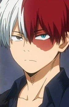 Аниме персонаж Сёто Тодороки / Shouto Todoroki из аниме Boku no Hero Academia