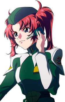 Аниме персонаж Мейлин Хоук / Meyrin Hawke из аниме Mobile Suit Gundam SEED Destiny