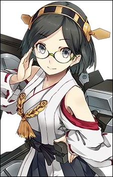 Аниме персонаж Кирисима / Kirishima из аниме Kantai Collection: KanColle