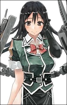 Аниме персонаж Тикума / Chikuma из аниме Kantai Collection: KanColle