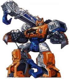 Аниме персонаж Дымовик / Grap из аниме Transformers: The☆Headmasters