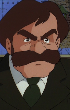 Аниме персонаж Глава Интерпола / Interpol Chairman из аниме Lupin III: Cagliostro no Shiro