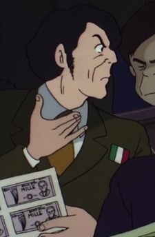 Аниме персонаж Итальянский делегат / Italian Delegate из аниме Lupin III: Cagliostro no Shiro