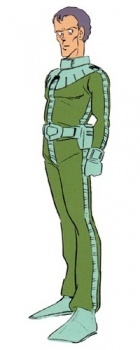 Аниме персонаж Джей Кью / J.Q. из аниме Mobile Suit Gundam