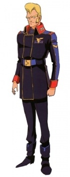 Аниме персонаж Буран Блутарх / Buran Blutarch из аниме Mobile Suit Zeta Gundam