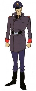 Аниме персонаж Гади Кинси / Gady Kinsey из аниме Mobile Suit Zeta Gundam