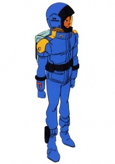 Аниме персонаж Рамсус Хаса / Ramsus Hasa из аниме Mobile Suit Zeta Gundam