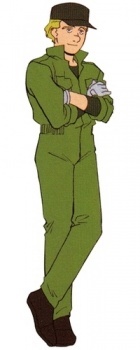 Аниме персонаж Гарри Мост / Harry Most из аниме Mobile Suit Victory Gundam