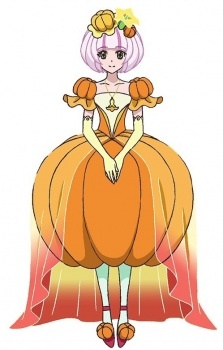 Аниме персонаж Принцесса Памплулу / Pumplulu Princess из аниме Go! Princess Precure Movie: Go! Go!! Gouka 3-bondate!!!