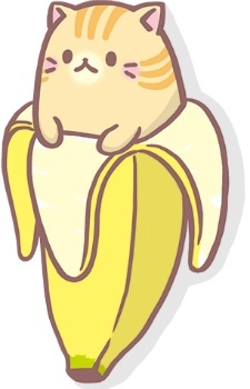 Аниме персонаж Бананя-тигр / Tora Bananya из аниме Bananya