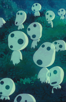 Аниме персонаж Кодама / Kodama из аниме Mononoke Hime