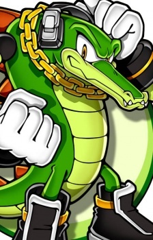Аниме персонаж Крокодил Вектор / Vector The Crocodile из аниме Sonic X