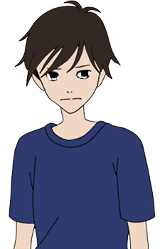 Аниме персонаж Кай Асимото / Kai Ashimoto из аниме Yoake Tsugeru Lu no Uta