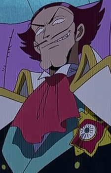Аниме персонаж Губернатор / Governor из аниме One Piece: Mamore! Saigo no Dai Butai