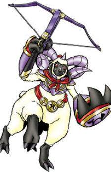 Аниме персонаж Падзирамон / Pajiramon из аниме Digimon Tamers