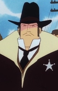 Аниме персонаж Шериф / Sheriff из аниме Shiroi Kiba White Fang Monogatari