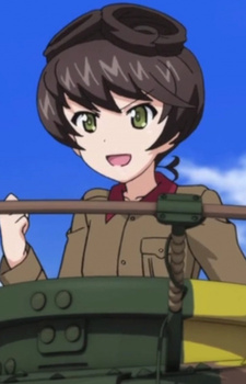 Аниме персонаж Хосоми / Hosomi из аниме Girls & Panzer Movie