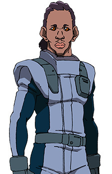 Аниме персонаж Делао / Delao из аниме Mobile Suit Gundam NT