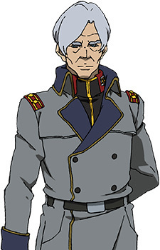 Аниме персонаж Абаев / Abaev из аниме Mobile Suit Gundam NT