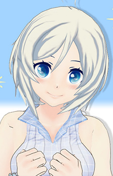 Аниме персонаж Кибер-девочка Сиро / Dennou Shoujo Shiro из аниме Virtual-san wa Miteiru