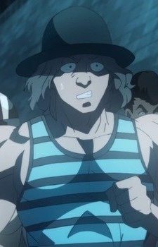 Аниме персонаж Шляпник в Майке / Tanktop Hatter из аниме One Punch Man 2nd Season