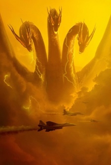 Аниме персонаж Король Гидора / King Ghidorah из аниме Godzilla 3: Hoshi wo Kuu Mono