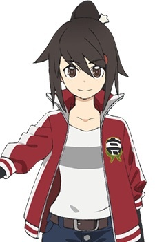Аниме персонаж Рикка Исуруги / Rikka Isurugi из аниме Black Fox