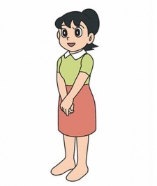 Аниме персонаж Мичико Минамото / Michiko Minamoto из аниме Doraemon