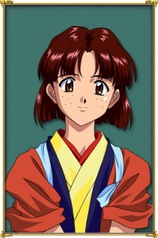 Аниме персонаж Цубаки Такамура / Tsubaki Takamura из аниме Sakura Taisen: Ouka Kenran