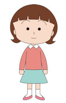 Аниме персонаж Каёко Ямада / Kayoko Yamada из аниме Chibi Maruko-chan (1995)