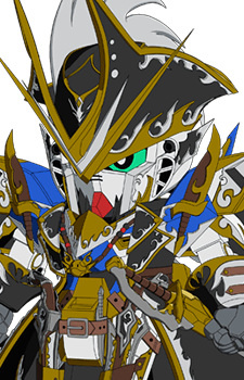 Аниме персонаж Benjamin V2 Gundam из аниме SD Gundam World Heroes