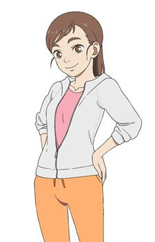 Аниме персонаж Яёй Хаяма / Yayoi Hayama из аниме Kamiarizuki no Kodomo