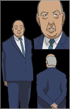 Аниме персонаж Премьер-министр Камия / Prime Minister Kamiya из аниме Speed Grapher