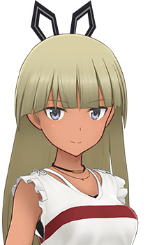 Аниме персонаж Ясури Араимэ / Yasuri Araime из аниме Alice Gear Aegis: Doki! Actress Darake no Mermaid Grand Prix♥