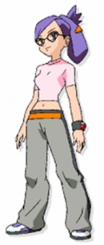 Аниме персонаж Хитоми / Hitomi из аниме Pokemon Movie 07: Rekkuu no Houmonsha Deoxys
