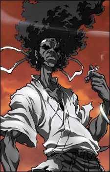 Аниме персонаж Афросамурай / Afro Samurai из аниме Afro Samurai Pilot