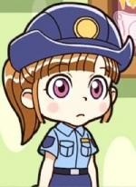 Аниме персонаж Нотти / Policewoman Nocchi из аниме Kaitou Reinya