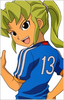 Аниме персонаж Рюджи Мидорикава / Ryuuji Midorikawa из аниме Inazuma Eleven