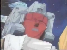 Аниме персонаж Weirdwolf из аниме Transformers: The☆Headmasters