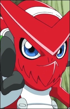 Аниме персонаж Сётмон / Shoutmon из аниме Digimon Xros Wars