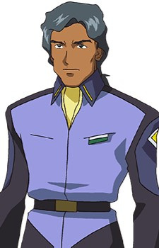 Аниме персонаж Ледонир Кисака / Ledonir Kisaka из аниме Mobile Suit Gundam SEED