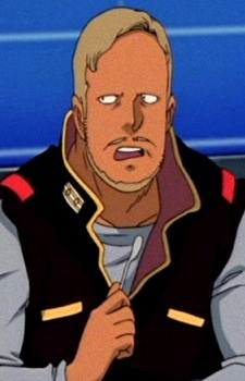 Аниме персонаж Хэнкен Бэккенер / Henken Bekkener из аниме Mobile Suit Zeta Gundam