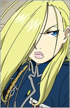 Аниме персонаж Оливия Мира Армстронг / Olivier Mira Armstrong из аниме Fullmetal Alchemist: Brotherhood