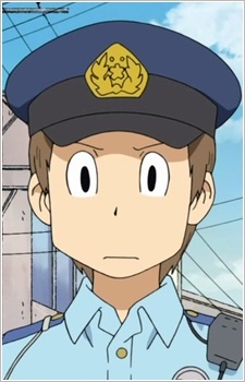 Аниме персонаж Полицейский / Policeman из аниме Nichijou