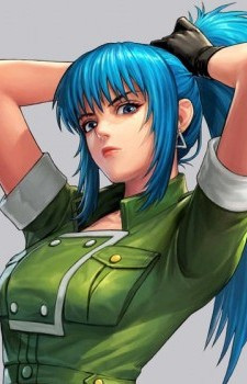 Аниме персонаж Леона Хайдерн / Leona Heidern из аниме King of Fighters: Another Day