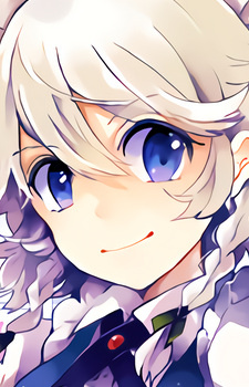 Аниме персонаж Сакуя Идзаёй / Sakuya Izayoi из аниме Touhou Niji Sousaku Doujin Anime: Musou Kakyou